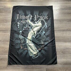 Jimmy Page Rock Music Tapestry Flag Wall Banner 31X40 2009 Y2K
